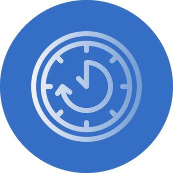 diseño de icono de vector de bucle de tiempo