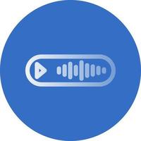 Voice Message Vector Icon Design