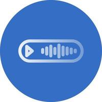 Voice Message Vector Icon Design