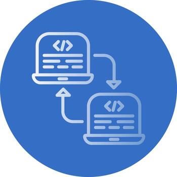 Code Refactoring Vector Icon Design