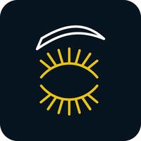 Eyelash Vector Icon Design