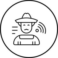 Farmer Vector Icon