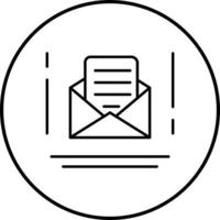 icono de vector de correo electrónico