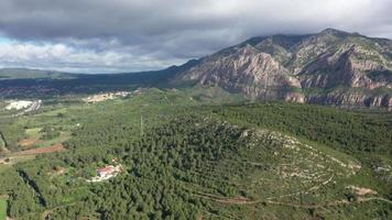 montserrat berg i Katalonien, Spanien. video