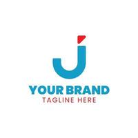 Simple Letter J Logo Suitable for Your Business related to it vector