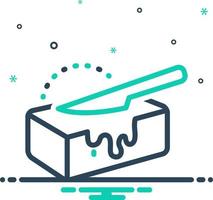 mix icon for butter vector