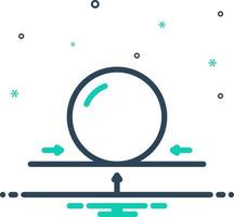 mix icon for surface vector