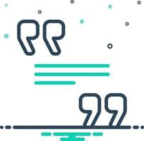mix icon for example vector