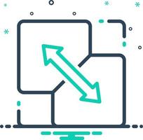 mix icon for combine vector