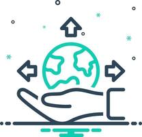 mix icon for possible vector