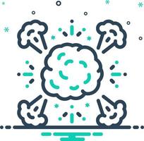 mix icon for explode vector