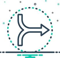 mix icon for combine vector
