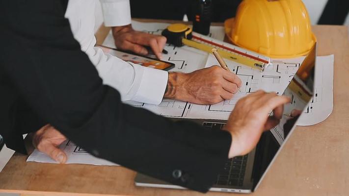 Engineer Planning Stock Video Footage for Free Download
