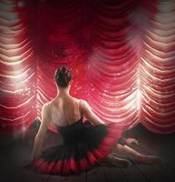 Ballerina at theater photo