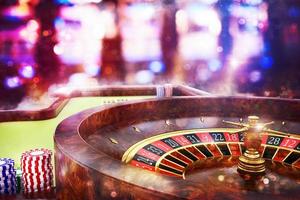 3D Rendering casino roulette photo