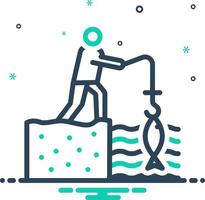 mix icon for but vector