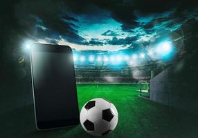 Watch a live sports event on your mobile device photo