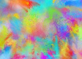 Colored powders for spring holi color party photo