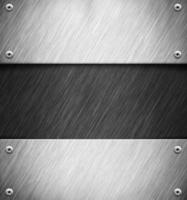 Metal plaque texture background photo