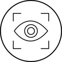 Eye Scan Vector Icon