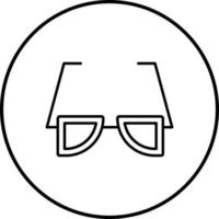 icono de vector de gafas de sol