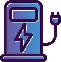 Charging Station Vector Icon Design