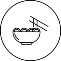 Chinese food Vector Icon