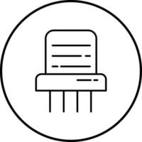 Paper Shredder Vector Icon