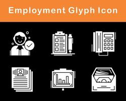 Employment Vector Icon Set