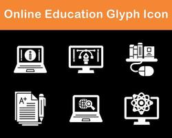 Online Education Vector Icon Set