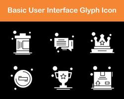 Basic User Interface Vector Icon Set