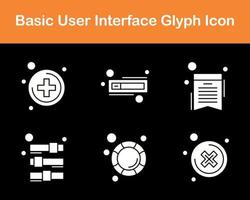 Basic User Interface Vector Icon Set