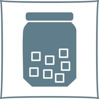 Sugar Bottle Vector Icon