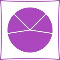 Pie Chart Analysis Vector Icon