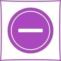 Entry Prohibited Vector Icon