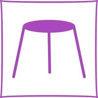 Unique Stool Vector Icon