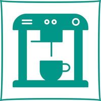 Unique Coffee Machine Vector Icon