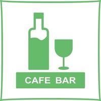 Unique Drinks Cafe Vector Icon