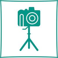 Unique Camera on Stand Vector Icon