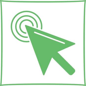 Unique Click Vector Icon
