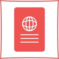 icono de vector de informe global único
