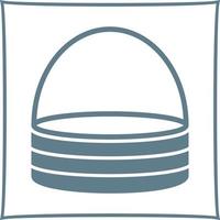 Unique Basket Vector Icon