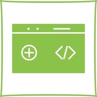 Unique Clean Code Vector Icon