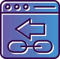 Backlink Vector Icon Design