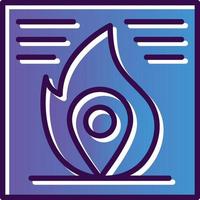 Heat Maps Vector Icon Design
