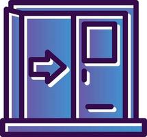 Exit Vector Icon Design
