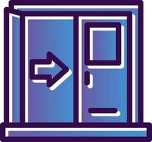 Exit Vector Icon Design