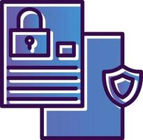 Privacy By Design Vector Icon Design