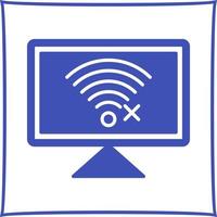 Disconnected Network Vector Icon