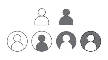 user avatar profile default icon for sosial media vector